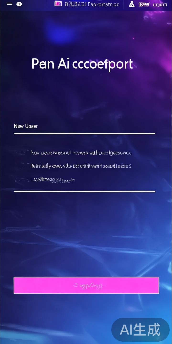 首次安装后，打开泛亚电竞app可以选择注册账号或直